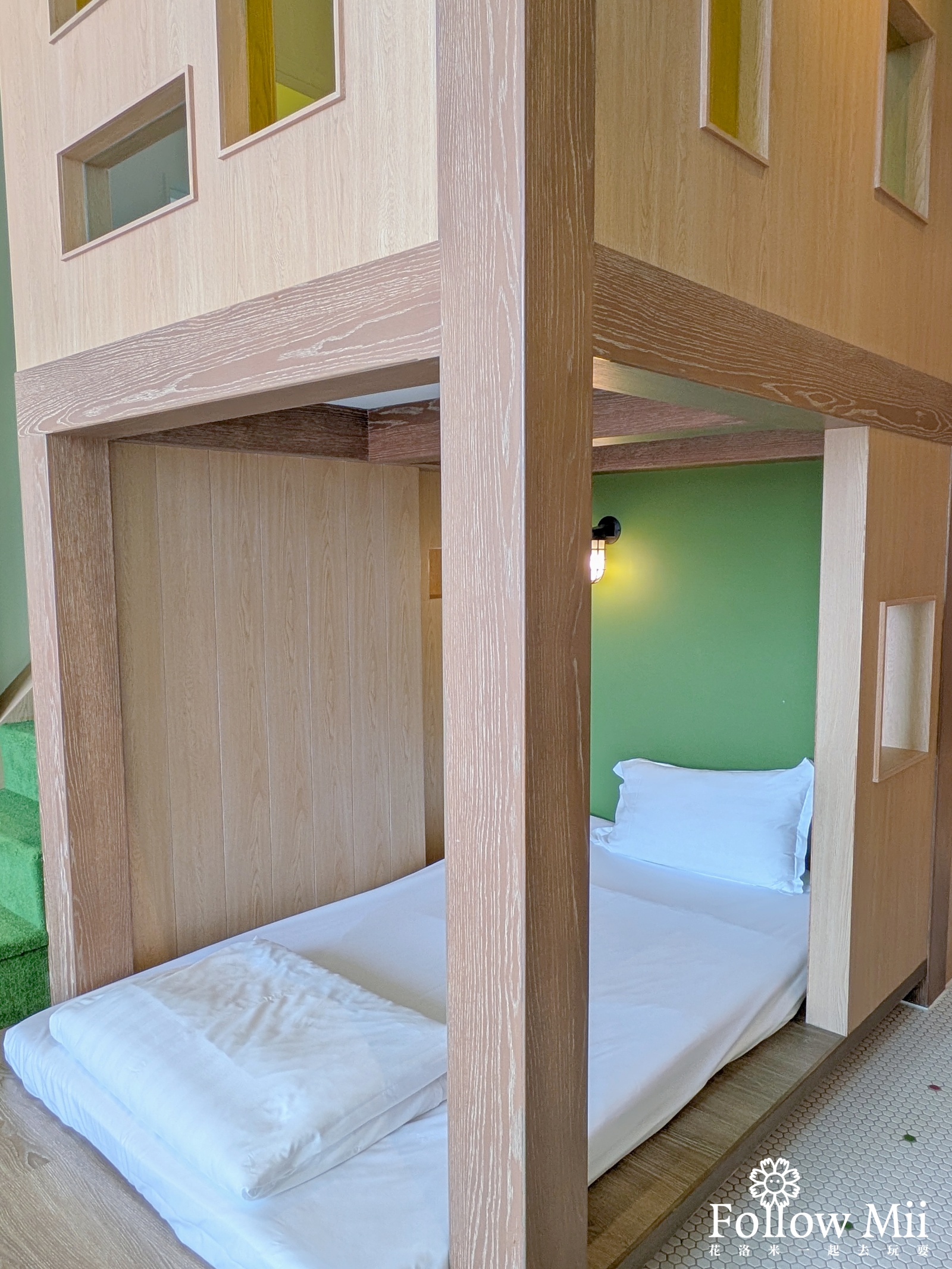 澎澄飯店四季澎湖灣主題房-適合小孩秘密基地的森林小木屋閣樓