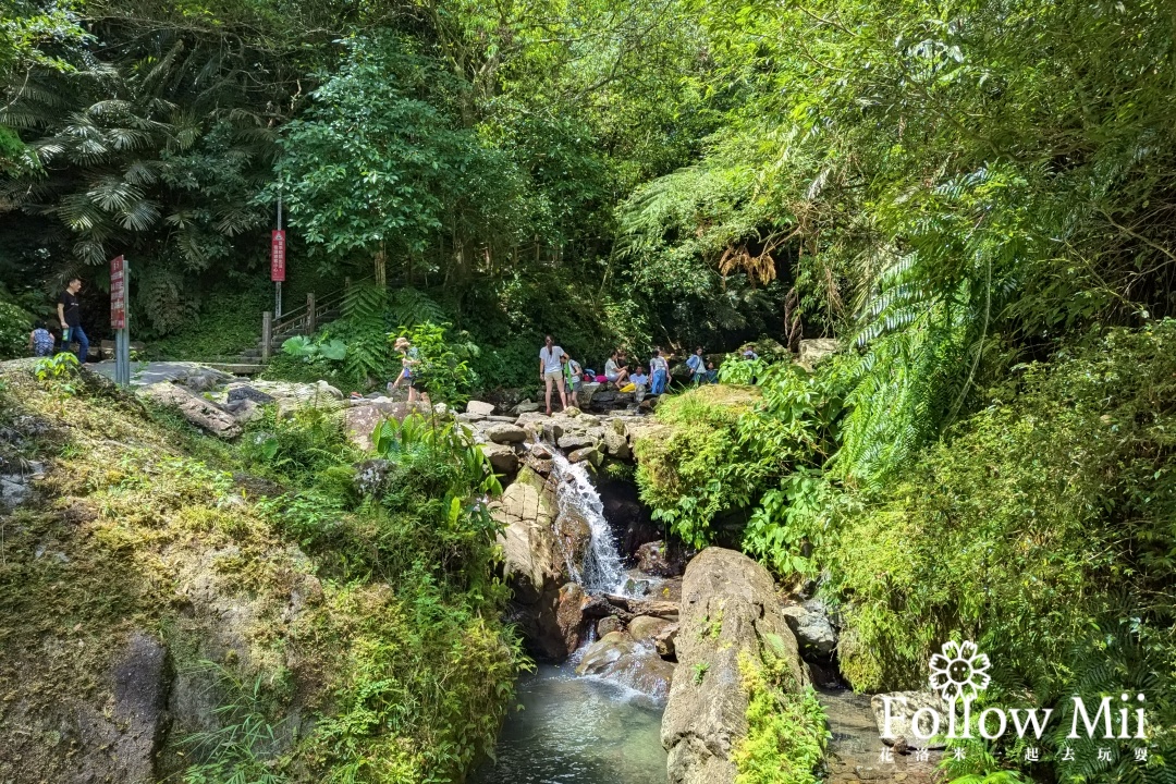 五峰旗瀑布,宜蘭景點,礁溪鄉