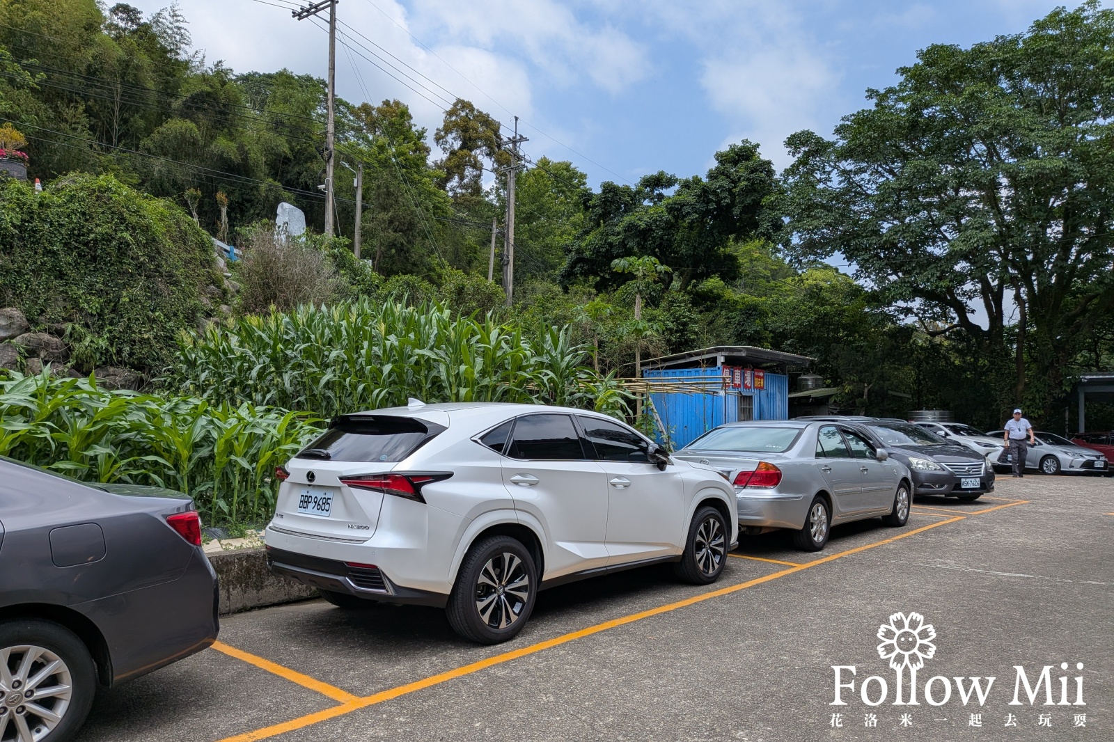 豆麥私房菜停車場很大