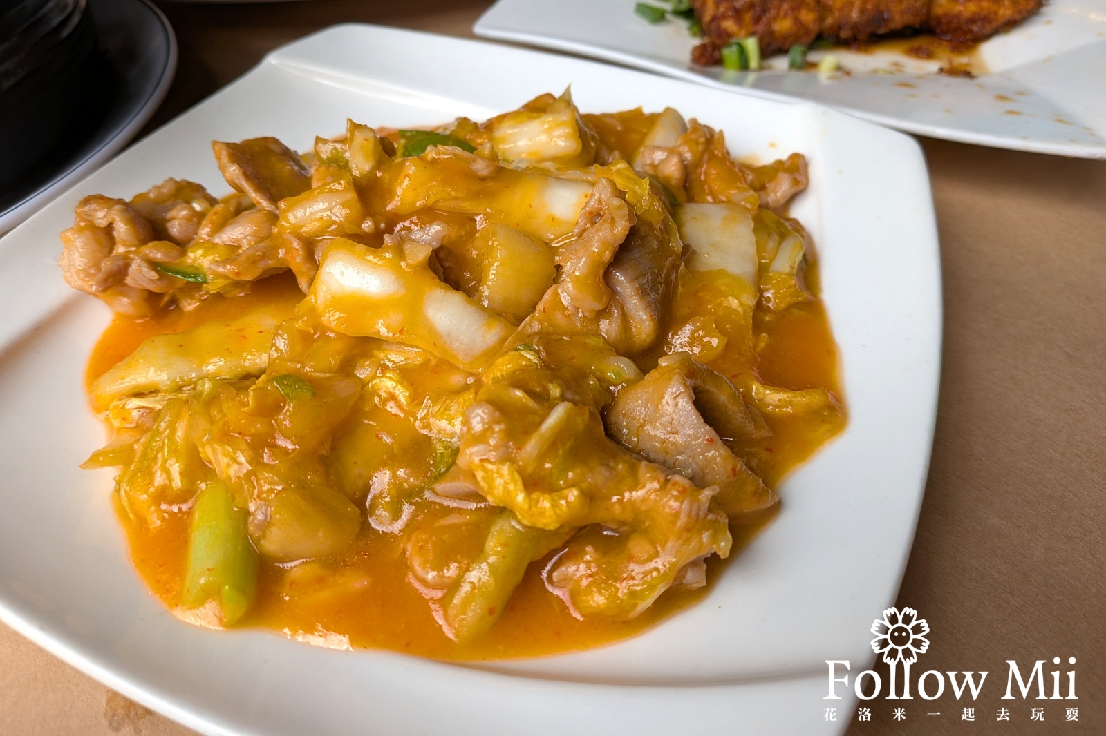 豆麥私房菜必點泡菜梅花肉