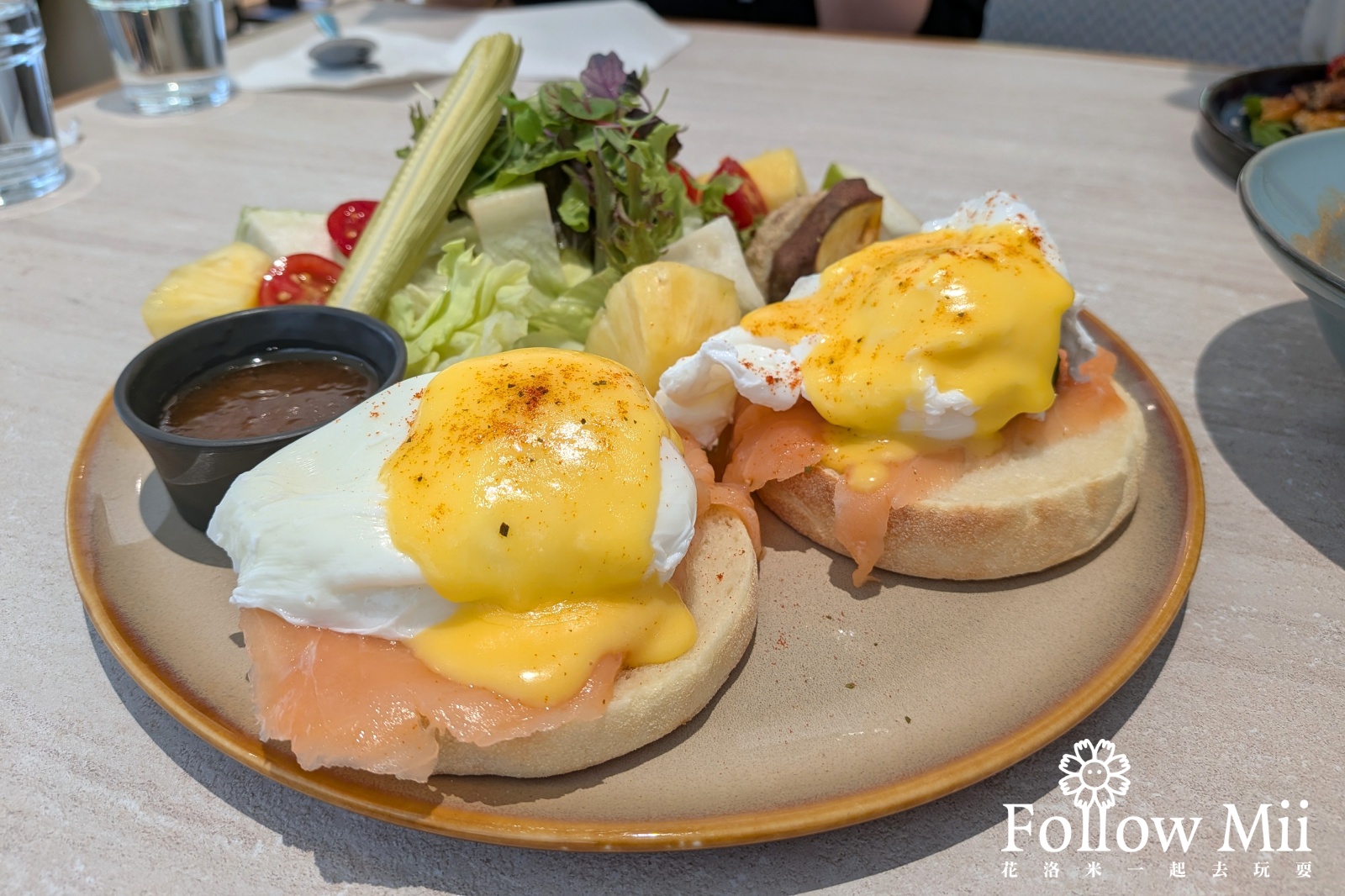 Muko Brunch信義店 煙燻鮭魚班尼迪克蛋